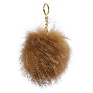 Michael Kors Faux Fur Pom Keychain